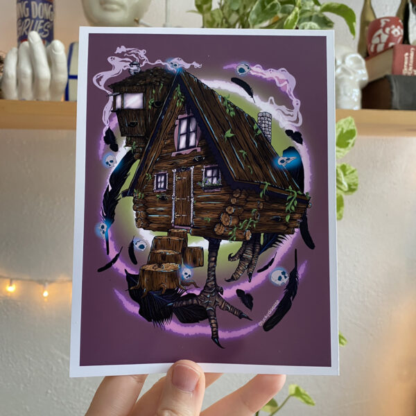 Baba Yaga's Hut Art Print 5x7