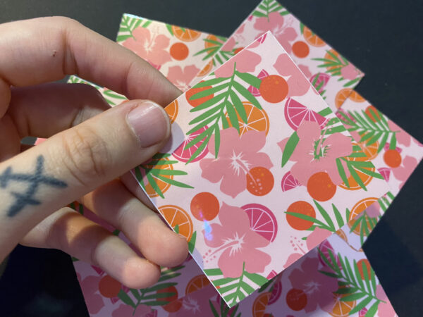 Tropical Citrus Lighter Wrap Sticker - Image 3